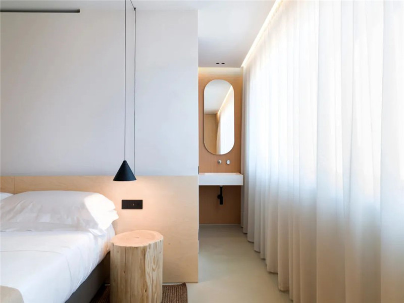 極簡主義原木風CRU精品酒店設計實景圖