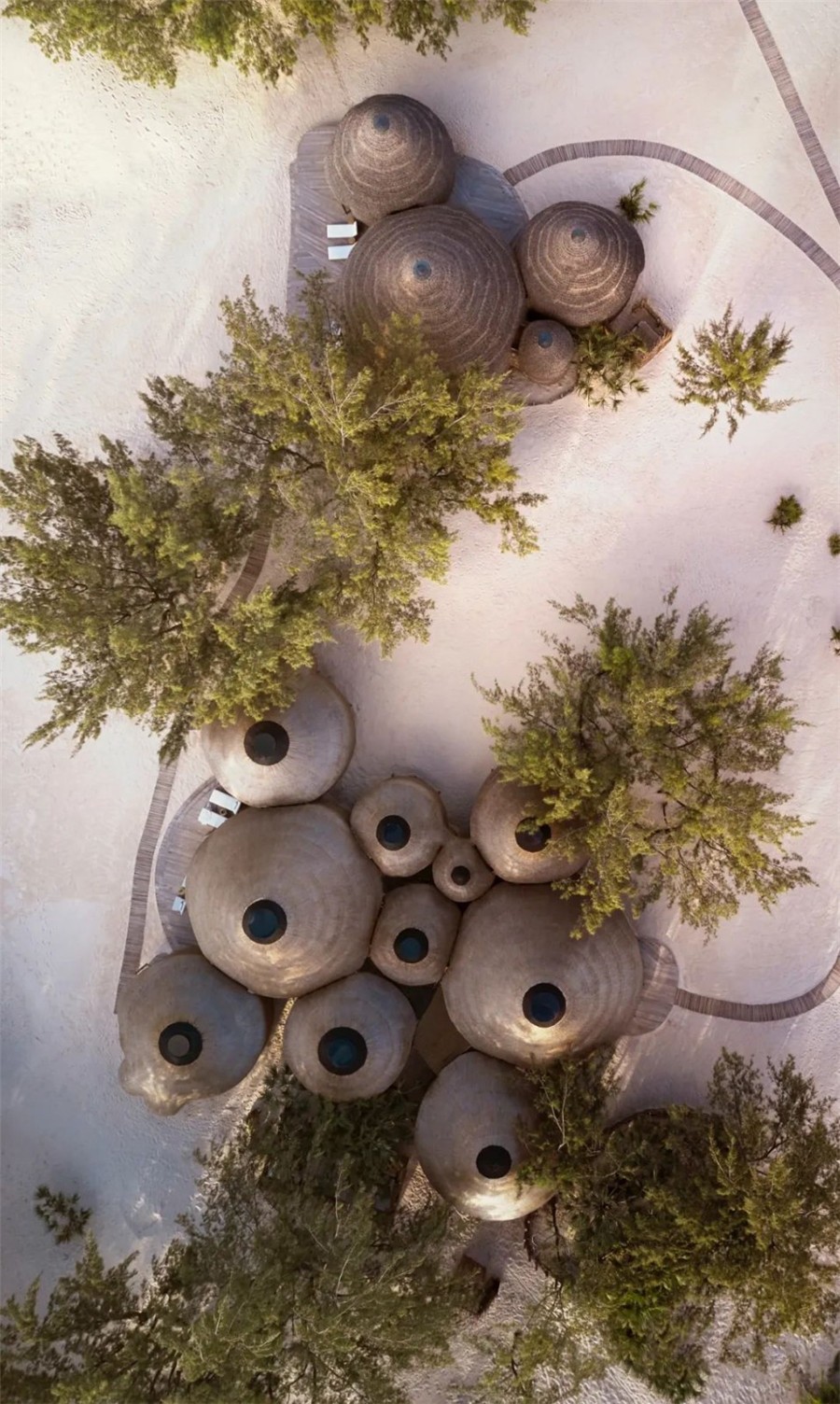 3萬五一晚的Kisawa Sanctuary度假酒店鳥瞰圖設計