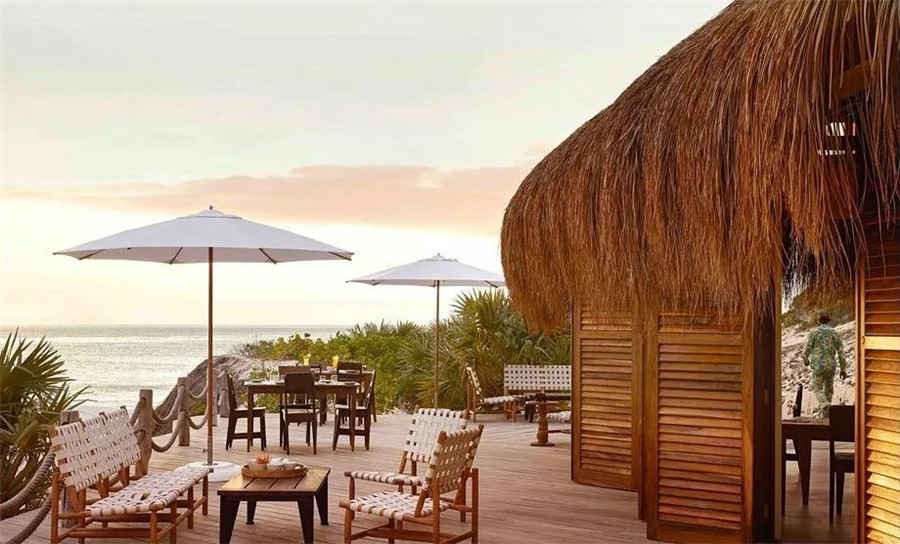 3萬五一晚的Kisawa Sanctuary度假酒店餐廳設計賞析