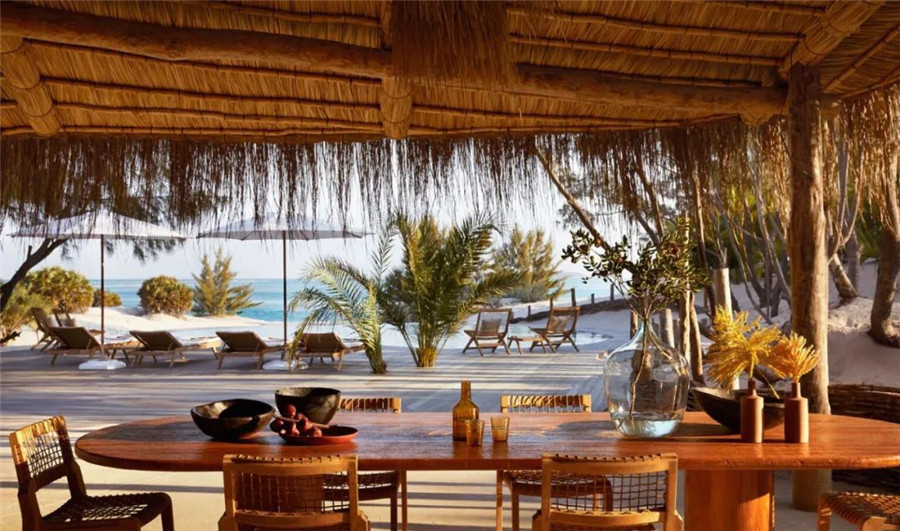 3萬五一晚的Kisawa Sanctuary度假酒店餐廳設計賞析