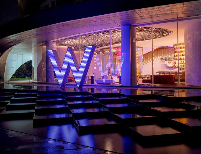 高端、時尚、年輕、藝術(shù)為主題的浙江W酒店設(shè)計賞析