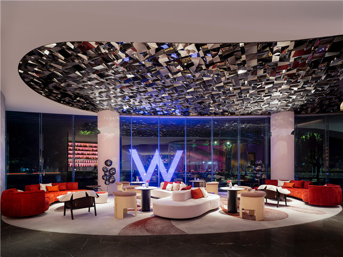 高端、時尚、年輕、藝術(shù)為主題的浙江W酒店設(shè)計賞析