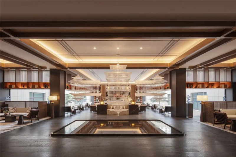 酒店大廳設計-濰坊桂水逸扉新中式五星級酒店設計案例 酒店大廳設計-濰坊桂水逸扉新中式五星級酒店設計案例