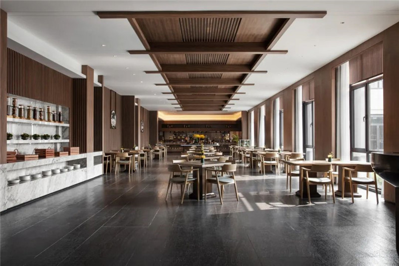 餐廳設計-濰坊桂水逸扉新中式五星級酒店設計案例 餐廳設計-濰坊桂水逸扉新中式五星級酒店設計案例