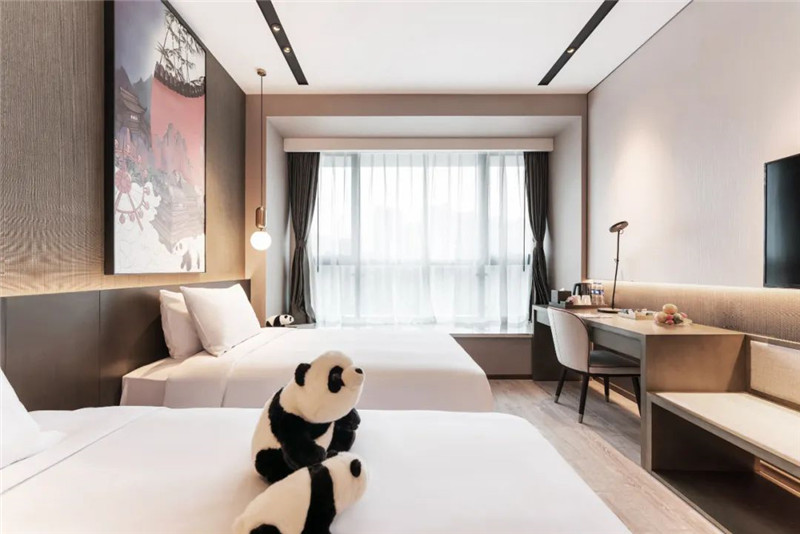 標(biāo)準(zhǔn)間設(shè)計(jì)-四川成都世茂龍泉睿選商務(wù)酒店設(shè)計(jì)案例