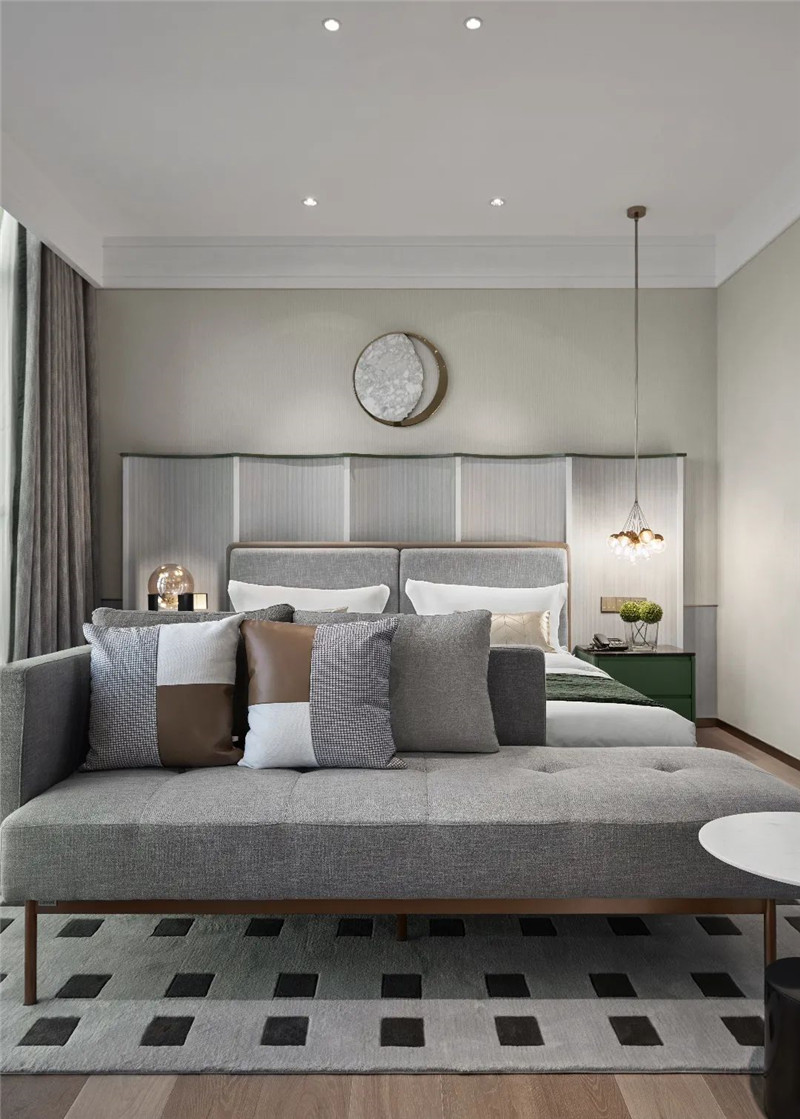 酒店客房設計-以煙雨江南為主題的紹興水木蒲絨精品酒店設計