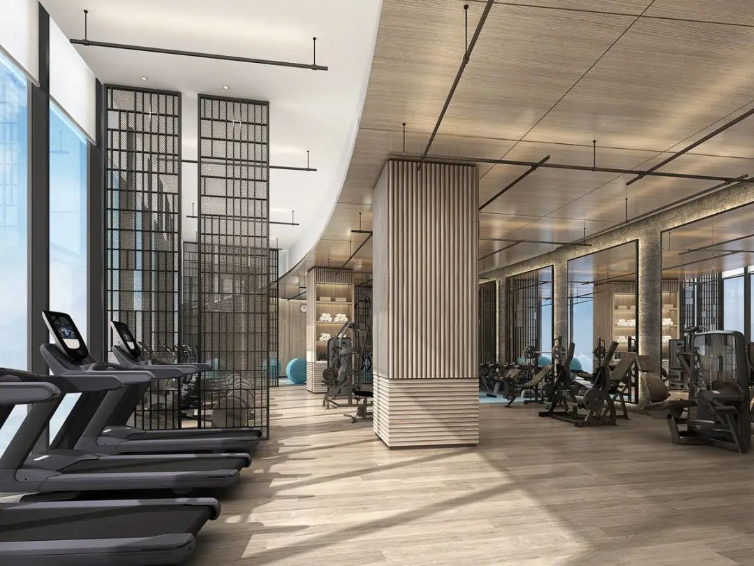肇慶首家喜來登國際五星級(jí)酒店健身房設(shè)計(jì)方案賞析