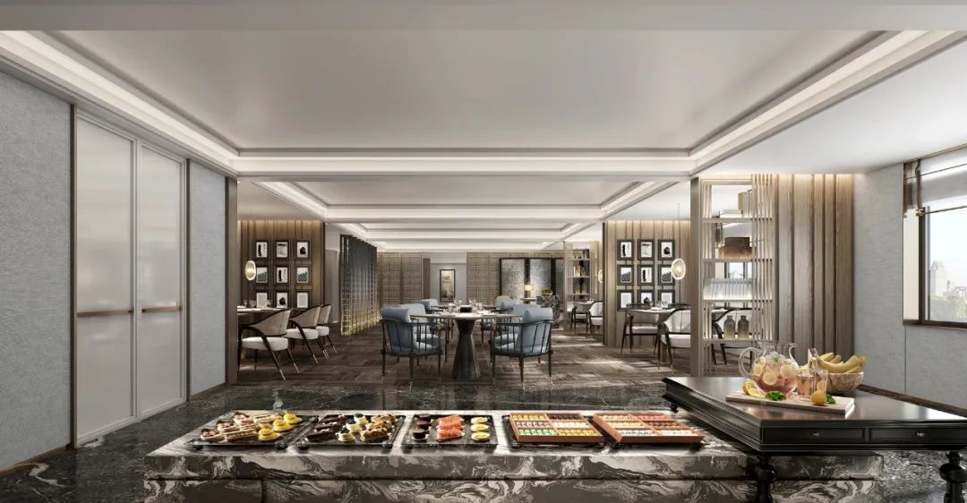 北京睿世五星級(jí)酒店餐廳翻新改造設(shè)計(jì)效果圖