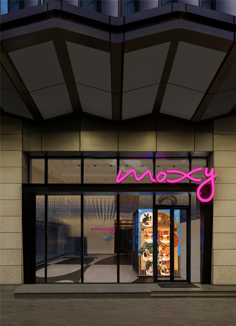 上海最新MOXY個性工業(yè)風(fēng)潮牌酒店設(shè)計賞析