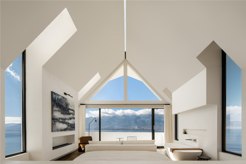 只有7間客房的大理半山海景藝術民宿設計方案