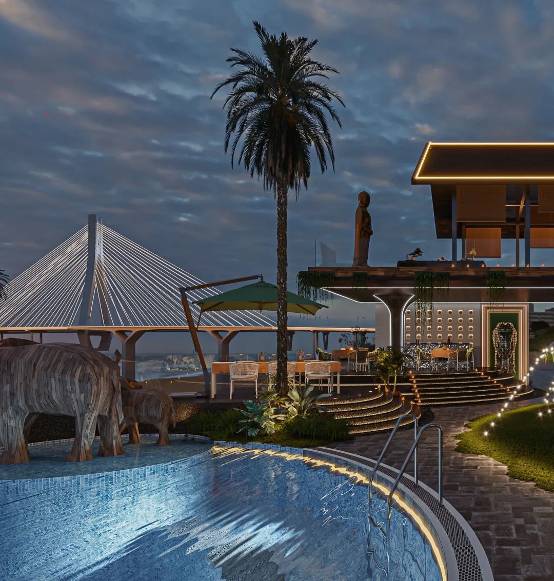 西雙版納堂舍.江畔五星級度假酒店設(shè)計案例