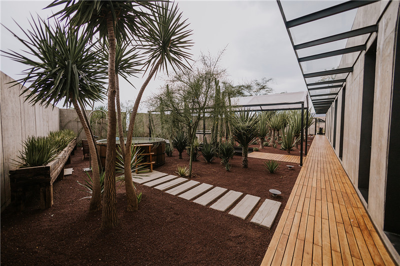 以當(dāng)?shù)刈匀粸橹黝}的弗蕾維亞豪華酒店設(shè)計案例