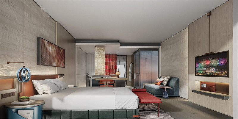 長沙梅溪湖英迪格時尚五星級酒店設(shè)計效果圖 長沙梅溪湖英迪格時尚五星級酒店設(shè)計效果圖