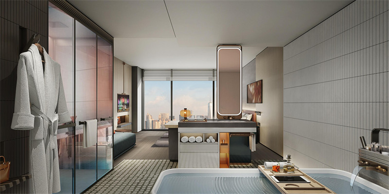 長沙梅溪湖英迪格時尚五星級酒店設(shè)計效果圖 長沙梅溪湖英迪格時尚五星級酒店設(shè)計效果圖