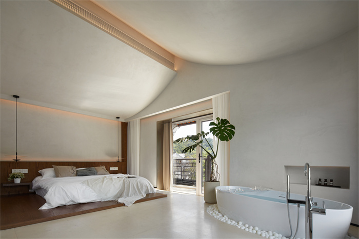 以時(shí)裝為靈感的寧波東錢湖山月民宿酒店設(shè)計(jì)