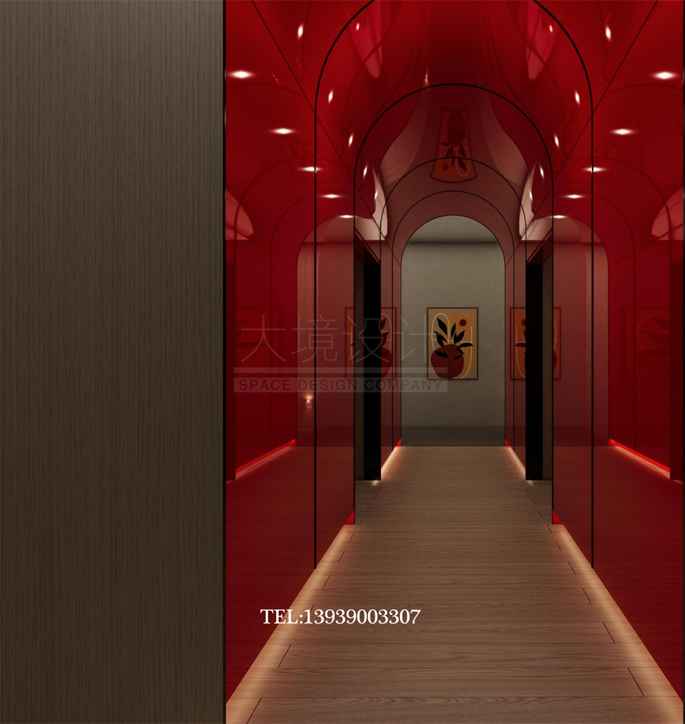 太原華明灣洗浴酒店翻新改造設計案例-走廊設計 太原華明灣洗浴酒店翻新改造設計案例-走廊設計