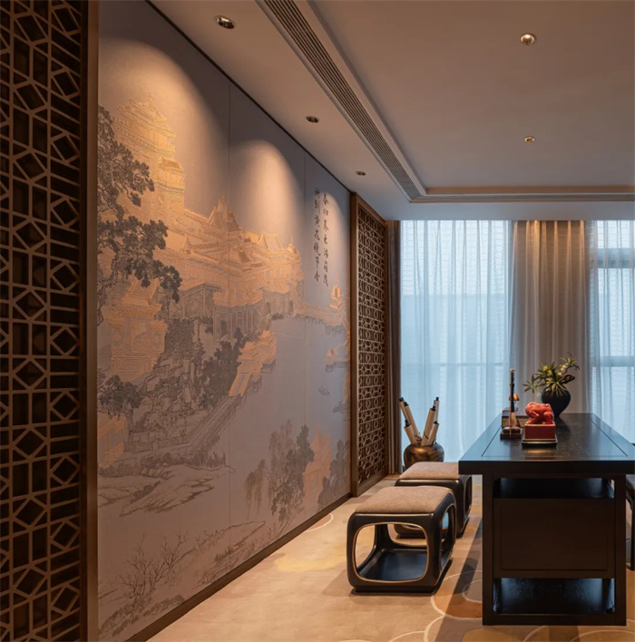 山西晉澤昌晉商文化國(guó)風(fēng)酒店裝修設(shè)計(jì)方案